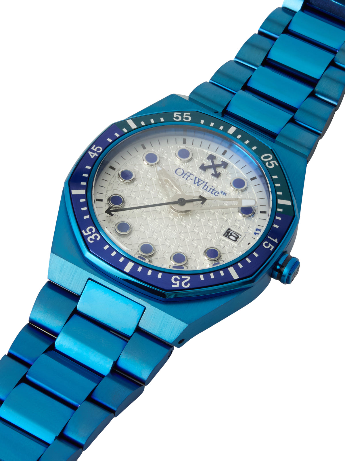 OFF WHITE "Dry Mode" Watch Blue OW1G024M
