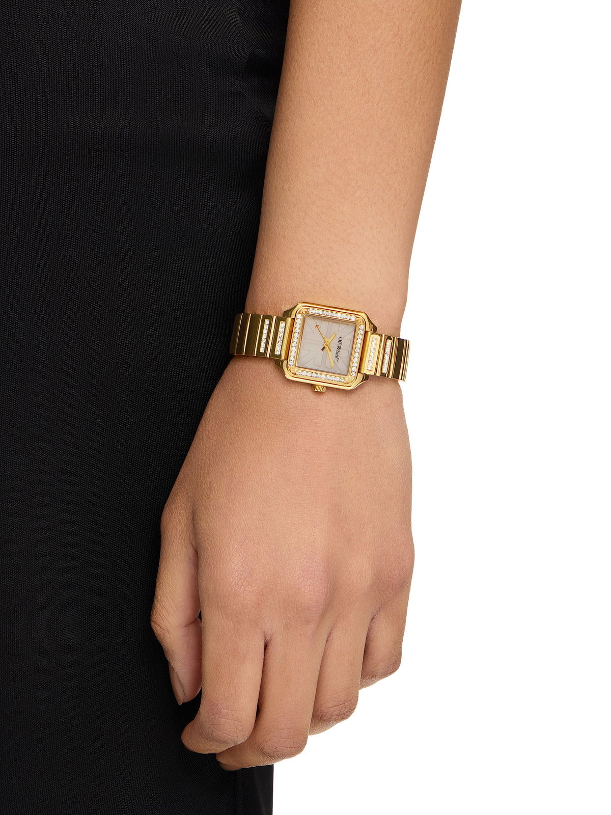 OFF WHITE "After Hours" Watch Gold OW1L032M