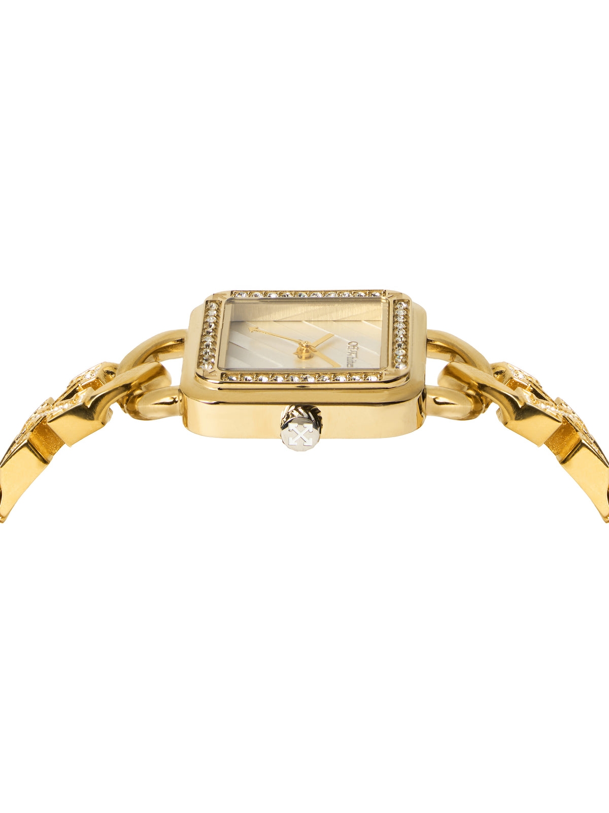 OFF WHITE "Street Bling" Watch Gold OW1L033M