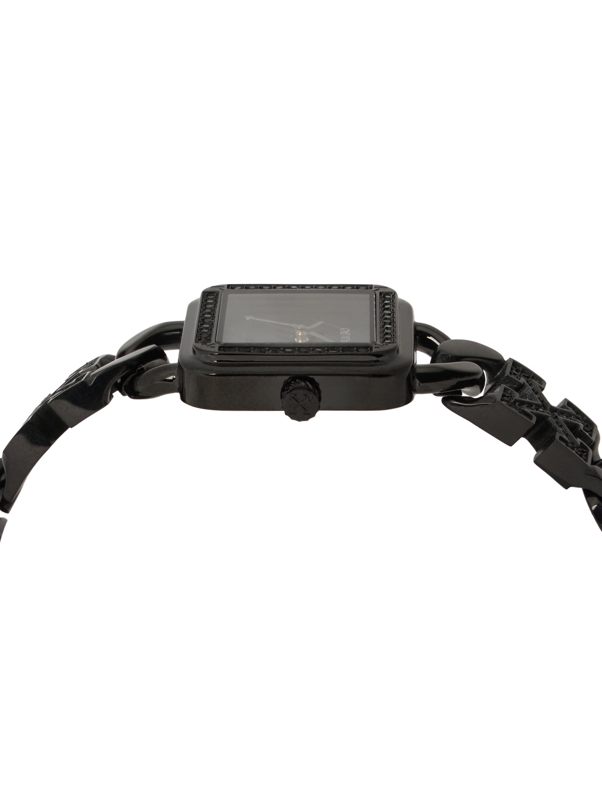 OFF WHITE "Street Bling" Watch Black OW1L033M