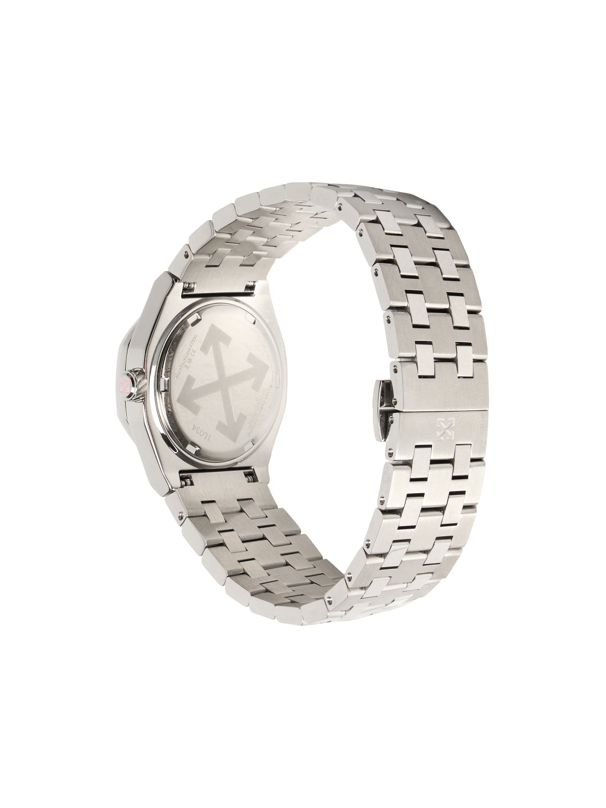 OFF WHITE "Dust" Watch Silver OW1L034M