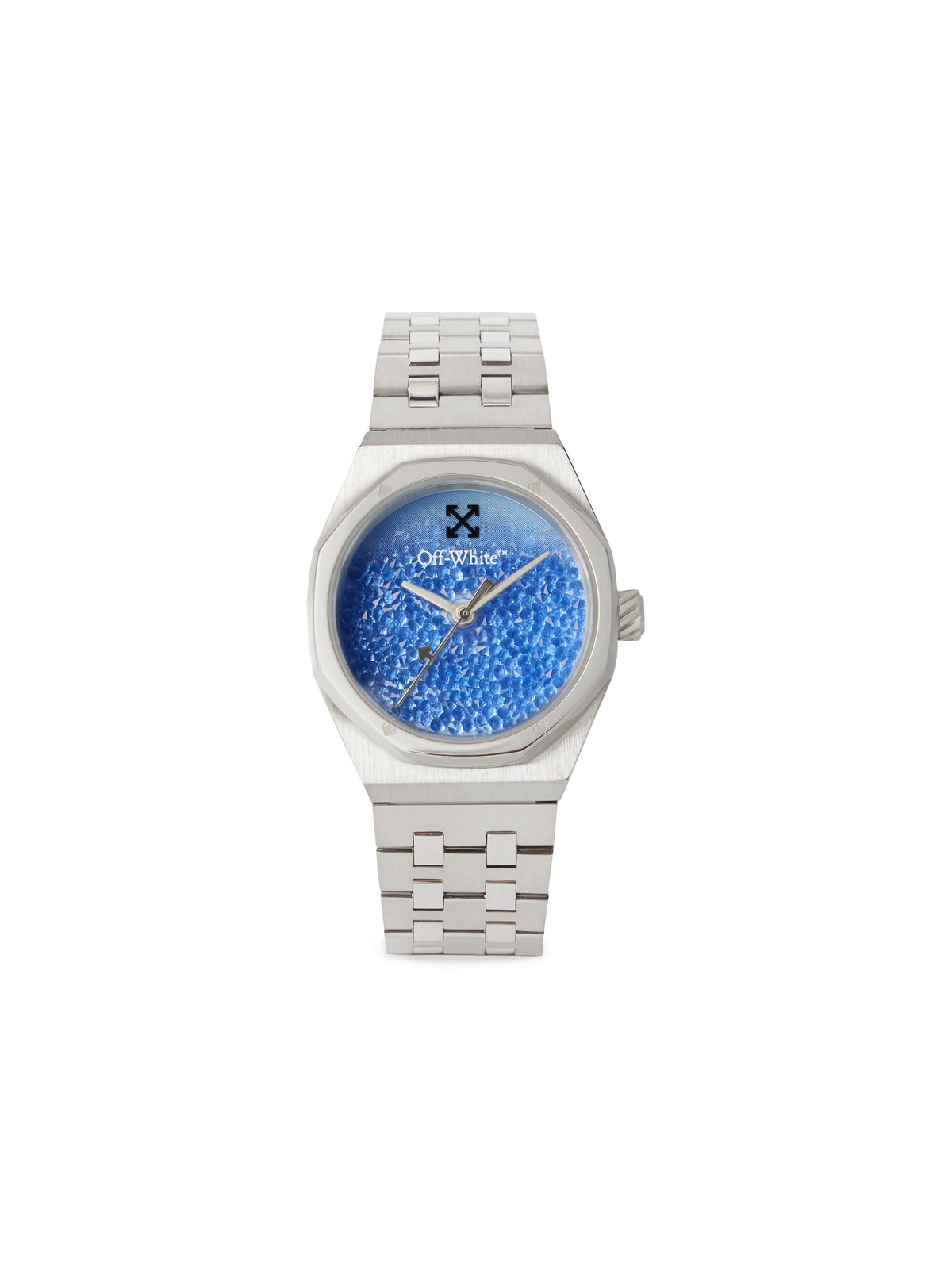 OFF WHITE "Dust" Watch Silver OW1L034M