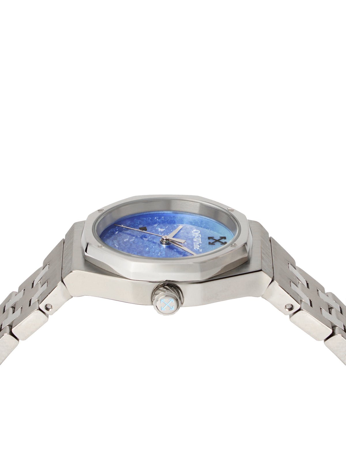 OFF WHITE "Dust" Watch Silver OW1L034M
