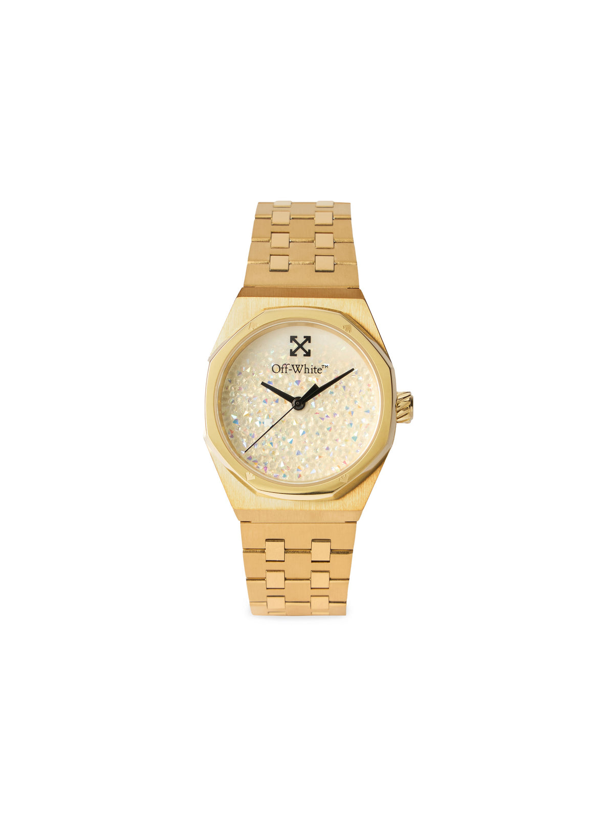 OFF WHITE "Dust" Watch Gold OW1L034M