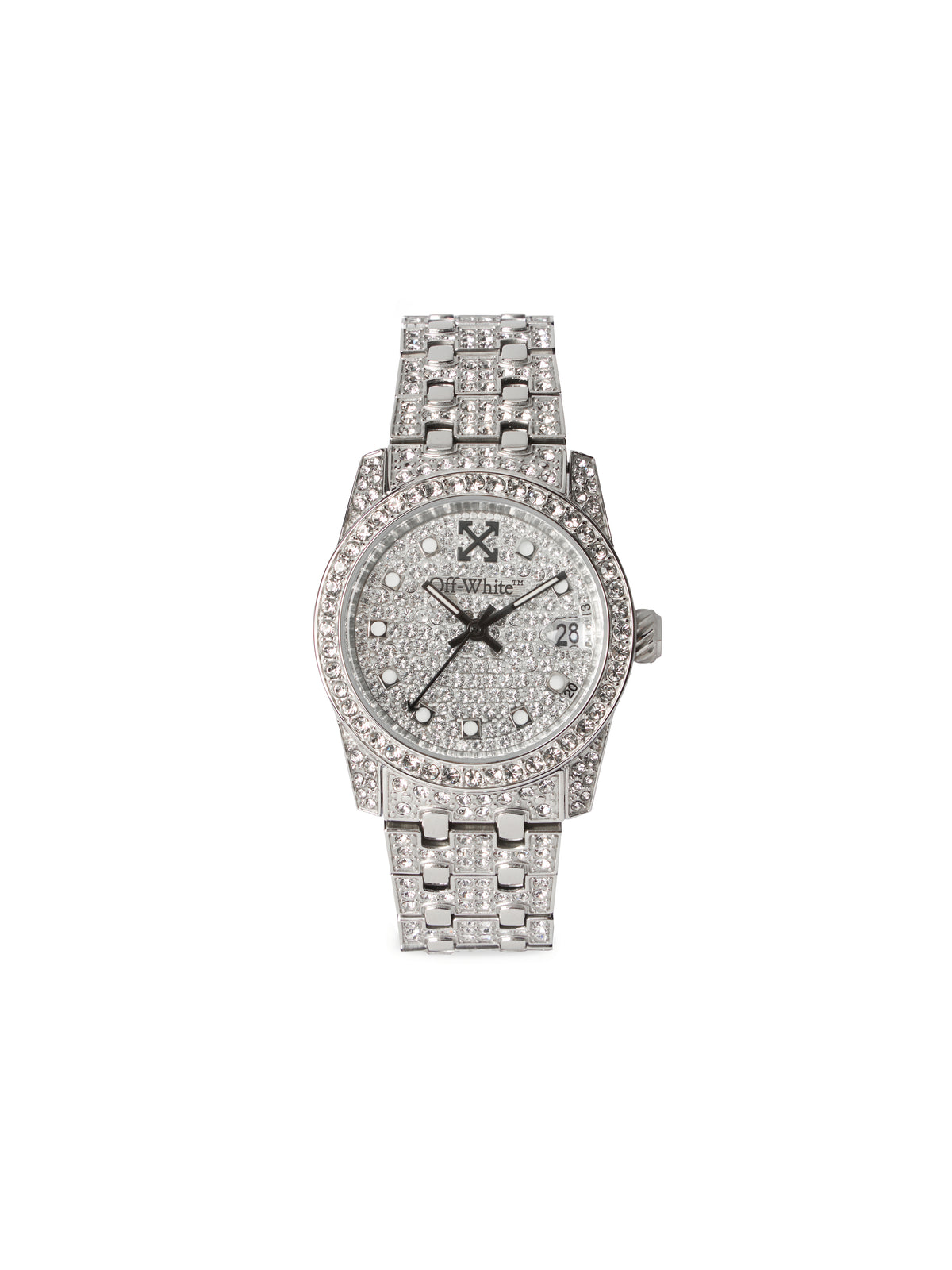OFF WHITE "Discreet" Watch Silver OW1L037M