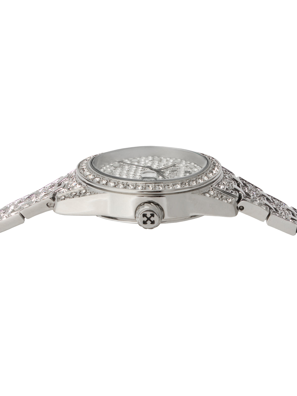 OFF WHITE "Discreet" Watch Silver OW1L037M