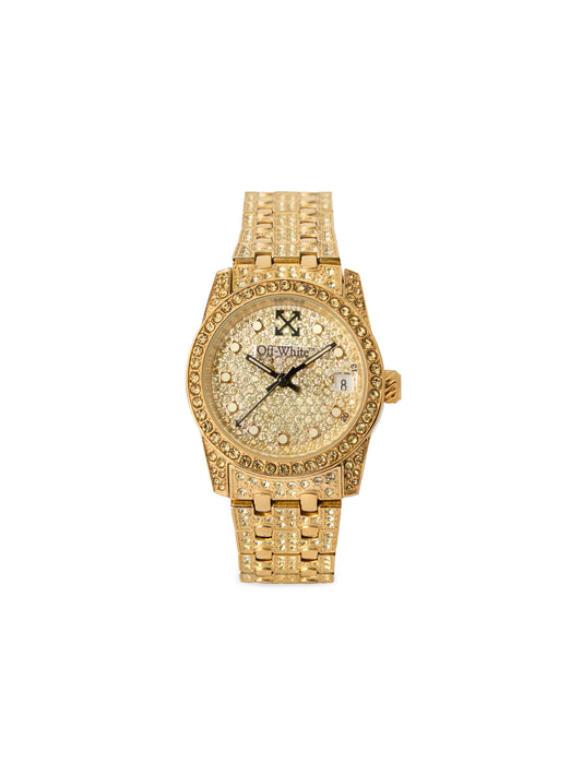 OFF WHITE "Discreet" Watch Gold OW1L037M