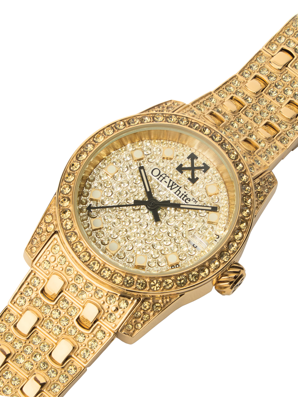 OFF WHITE "Discreet" Watch Gold OW1L037M