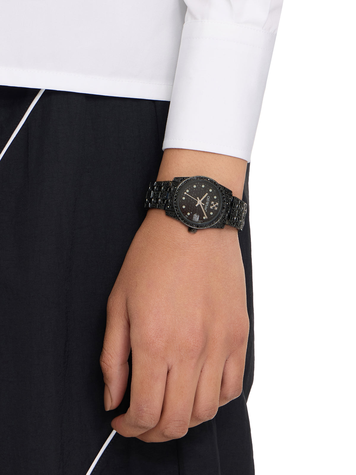 OFF WHITE "Discreet" Watch Black OW1L037M