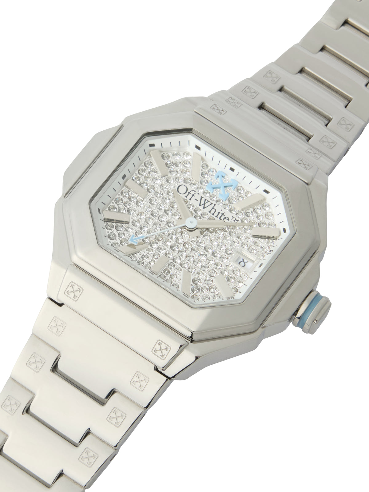 OFF WHITE "Shift" Watch Silver OW1L038M