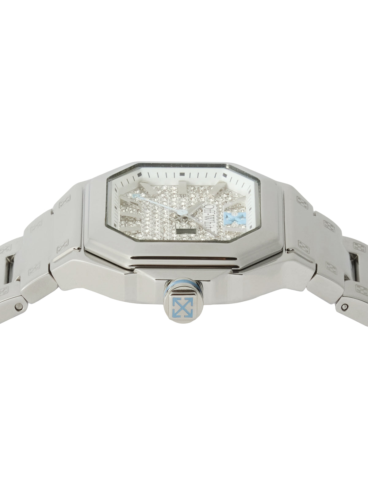 OFF WHITE "Shift" Watch Silver OW1L038M