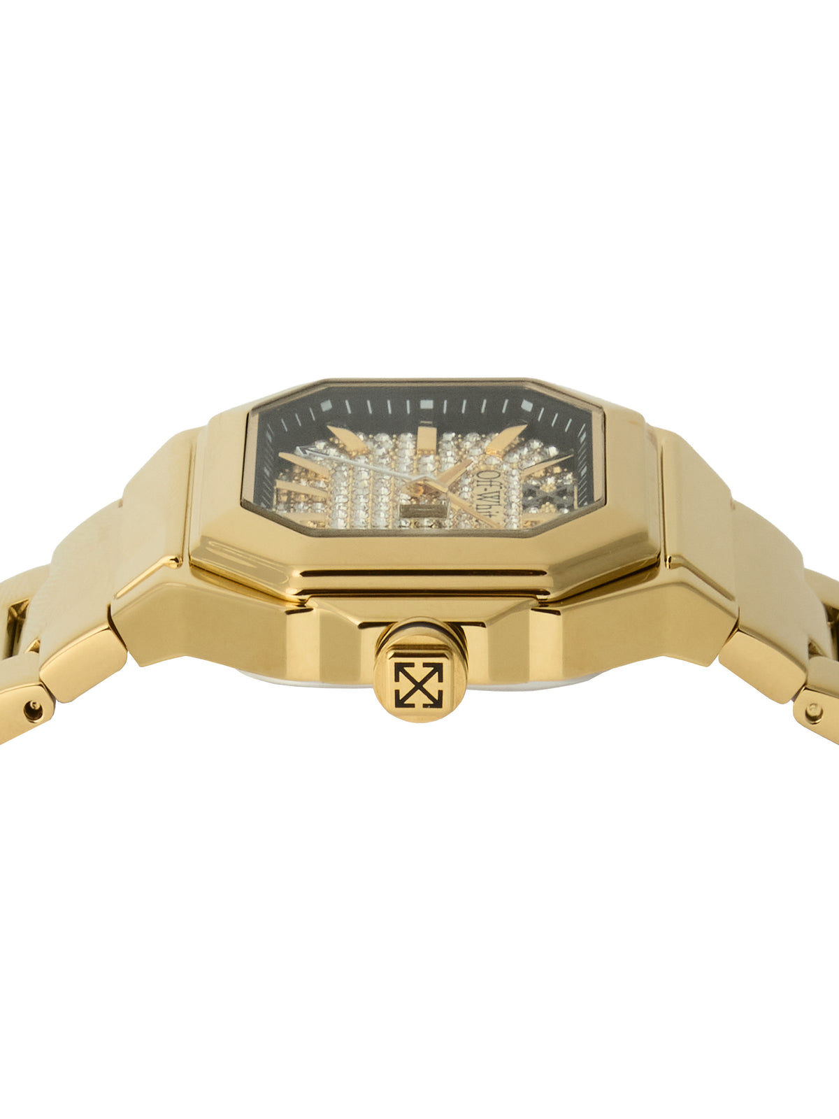 OFF WHITE "Shift" Watch Gold OW1L038M