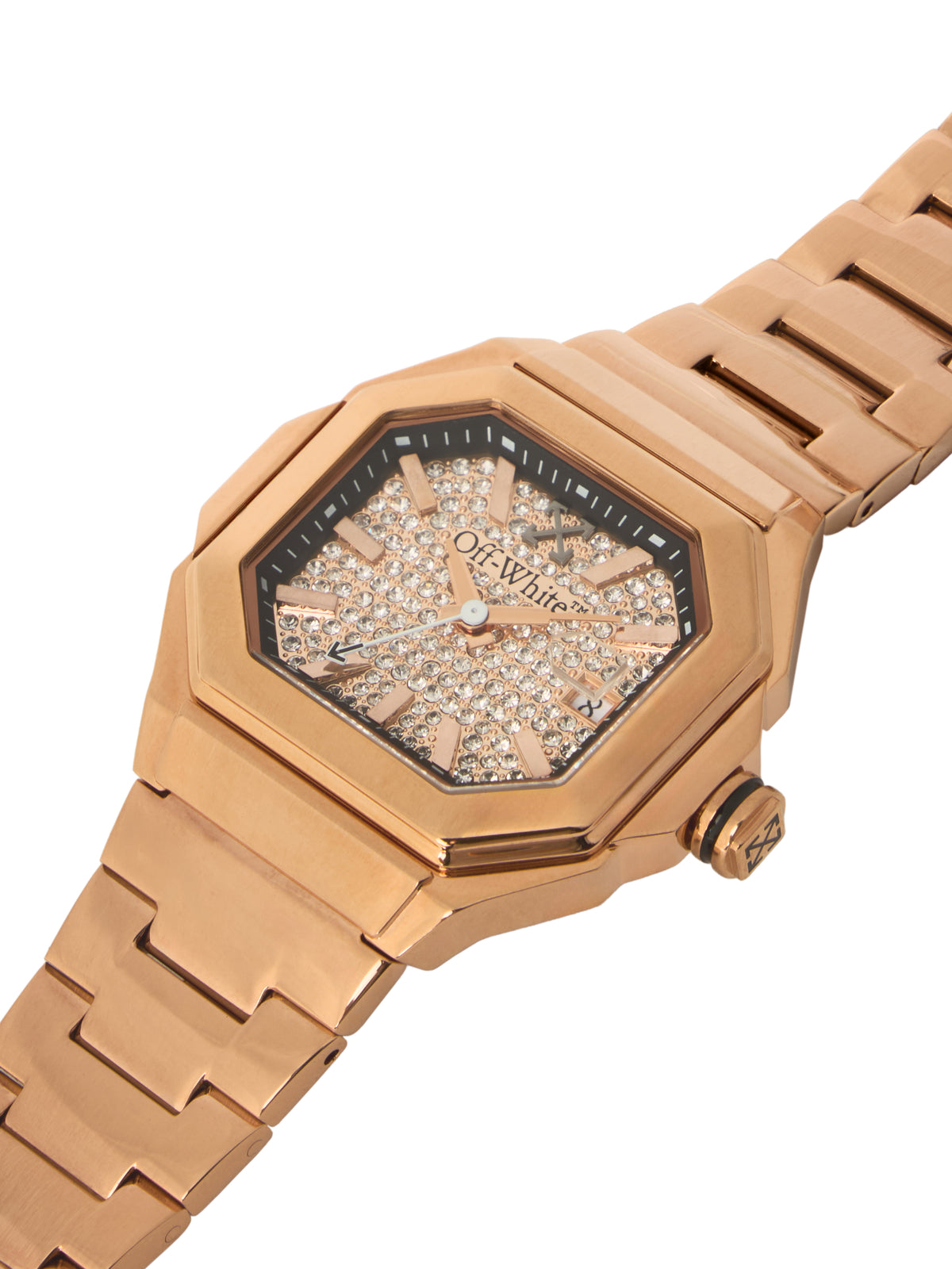 OFF WHITE "Shift" Watch Rose Gold OW1L038M