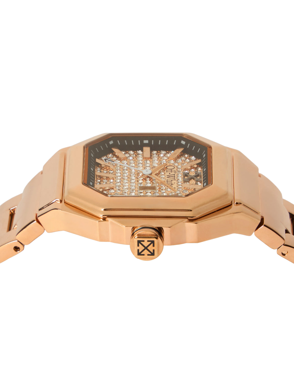 OFF WHITE "Shift" Watch Rose Gold OW1L038M