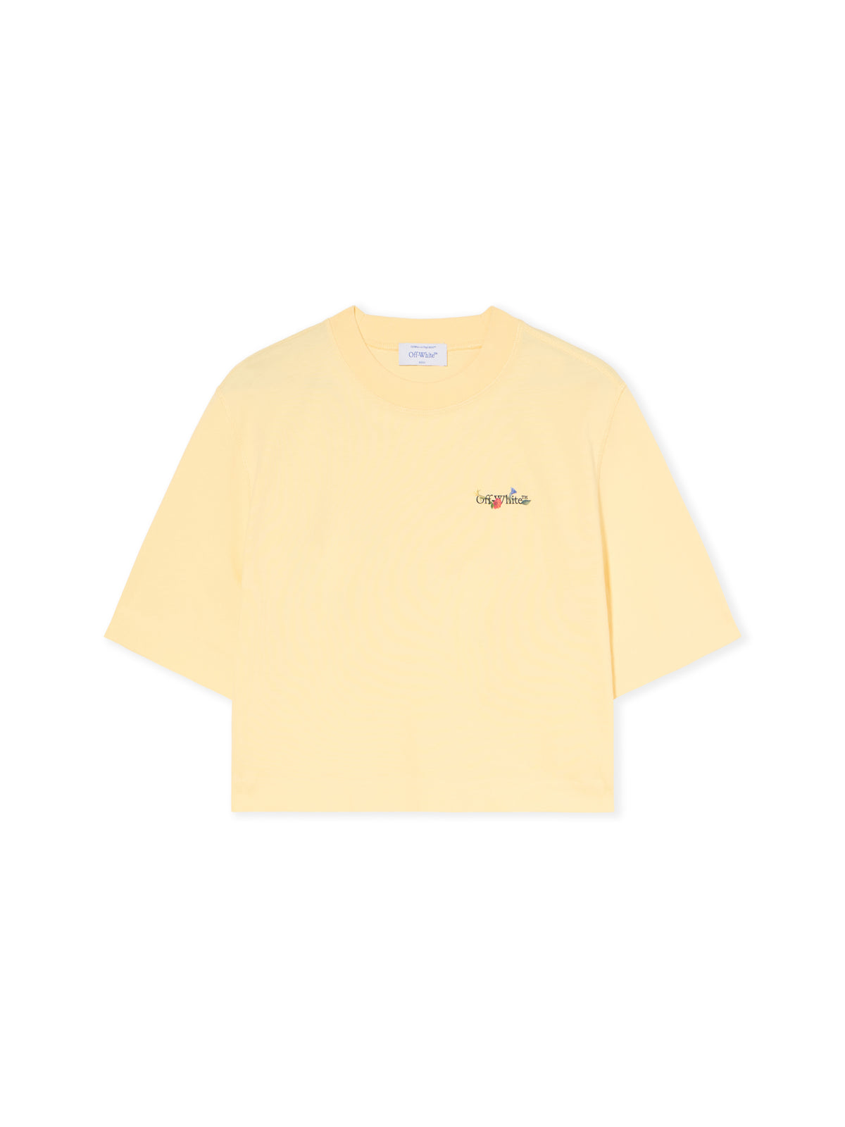 Arrow Glass Flower Crop Logo Tee