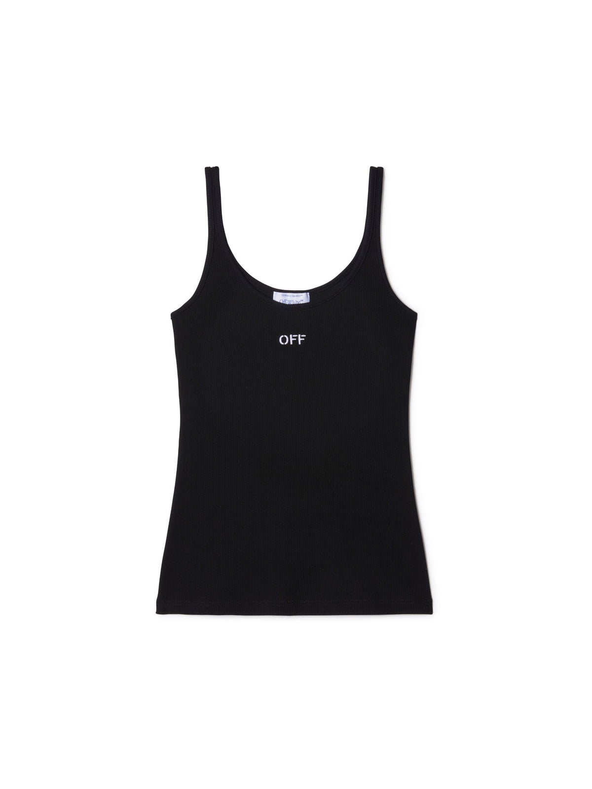 OFF STAMP RIB TANK TOP