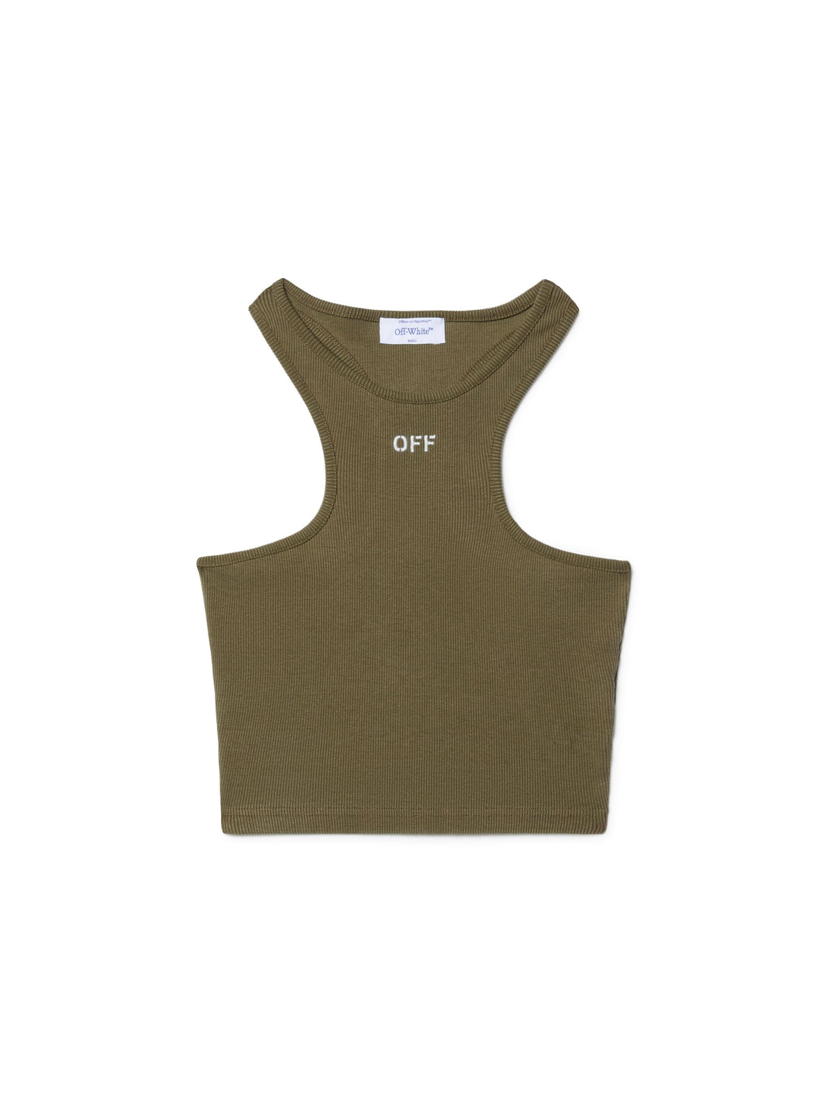 Off Stamp Rib Rowing Top