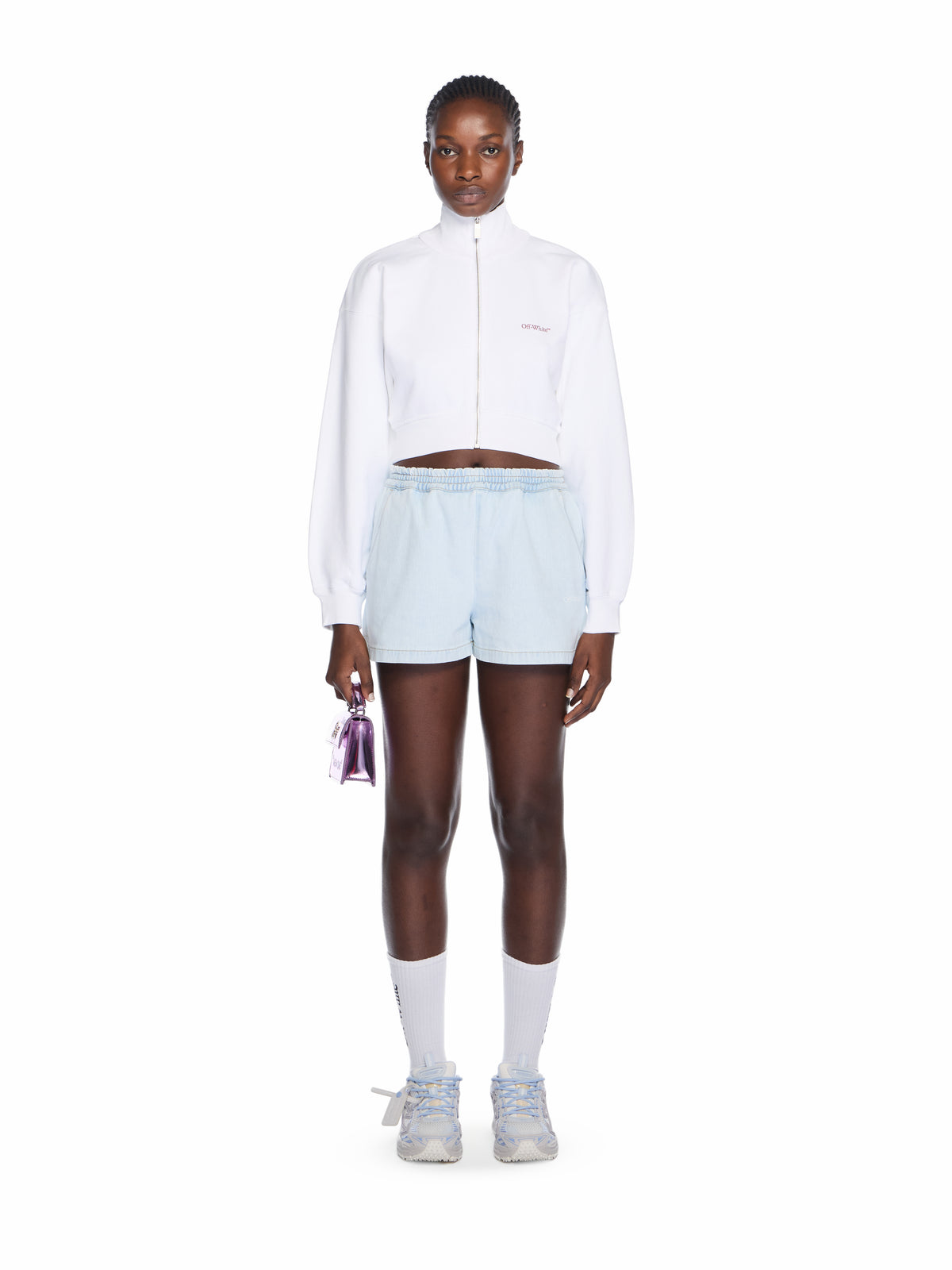 Water Arrow Crop Zip-Up Jacket