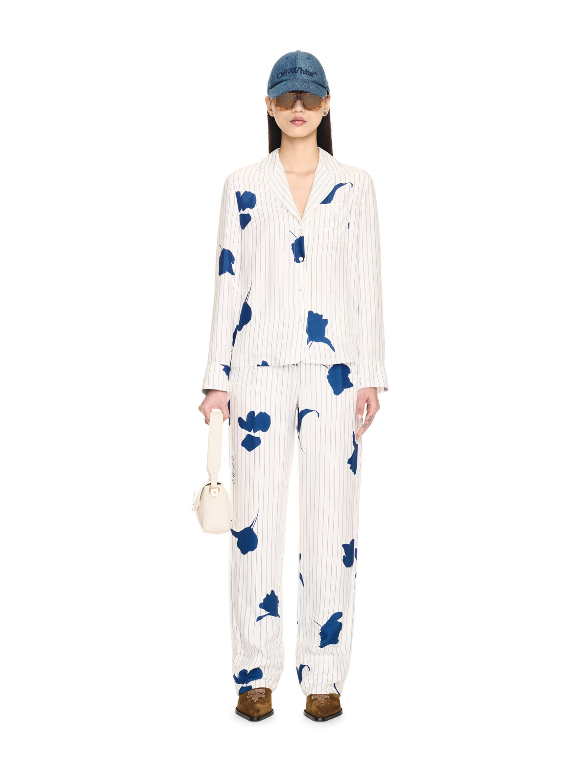 Stripe Flwr Vi Pajama Pant