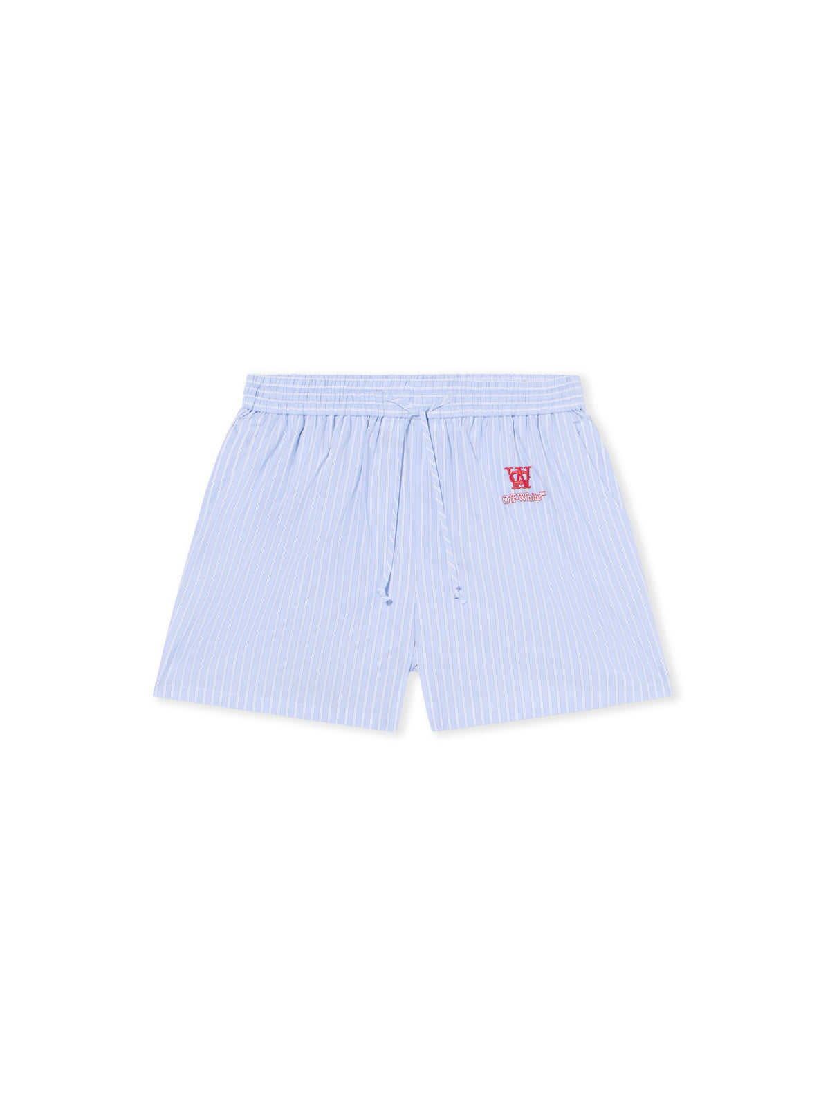 Striped Poplin Shorts