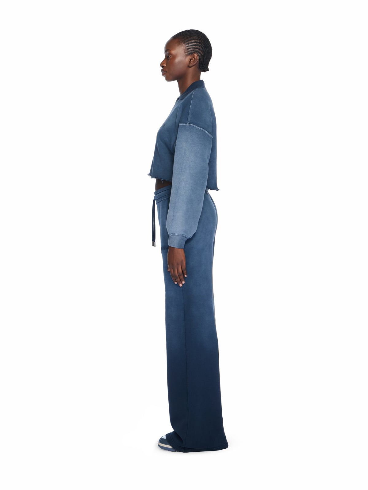 OFF WHITE Laundry Regular Sweatpants SPRAY D. SAPPHIRE - SPRAY D. SAPPHIRE OWCH022F25FLE002