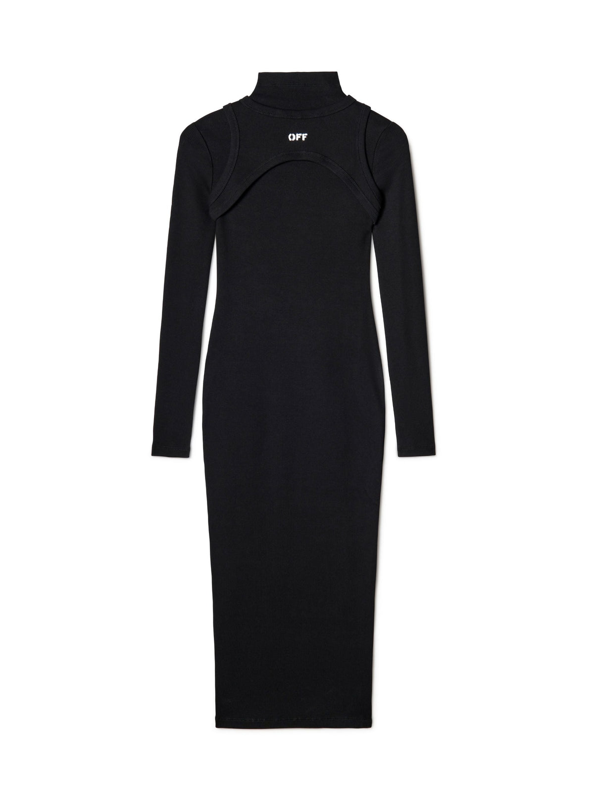 Off Stamp Rib Round Long Dres