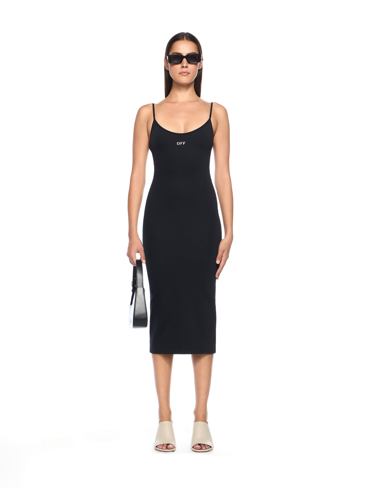 Sleek Strappy Midi Dress