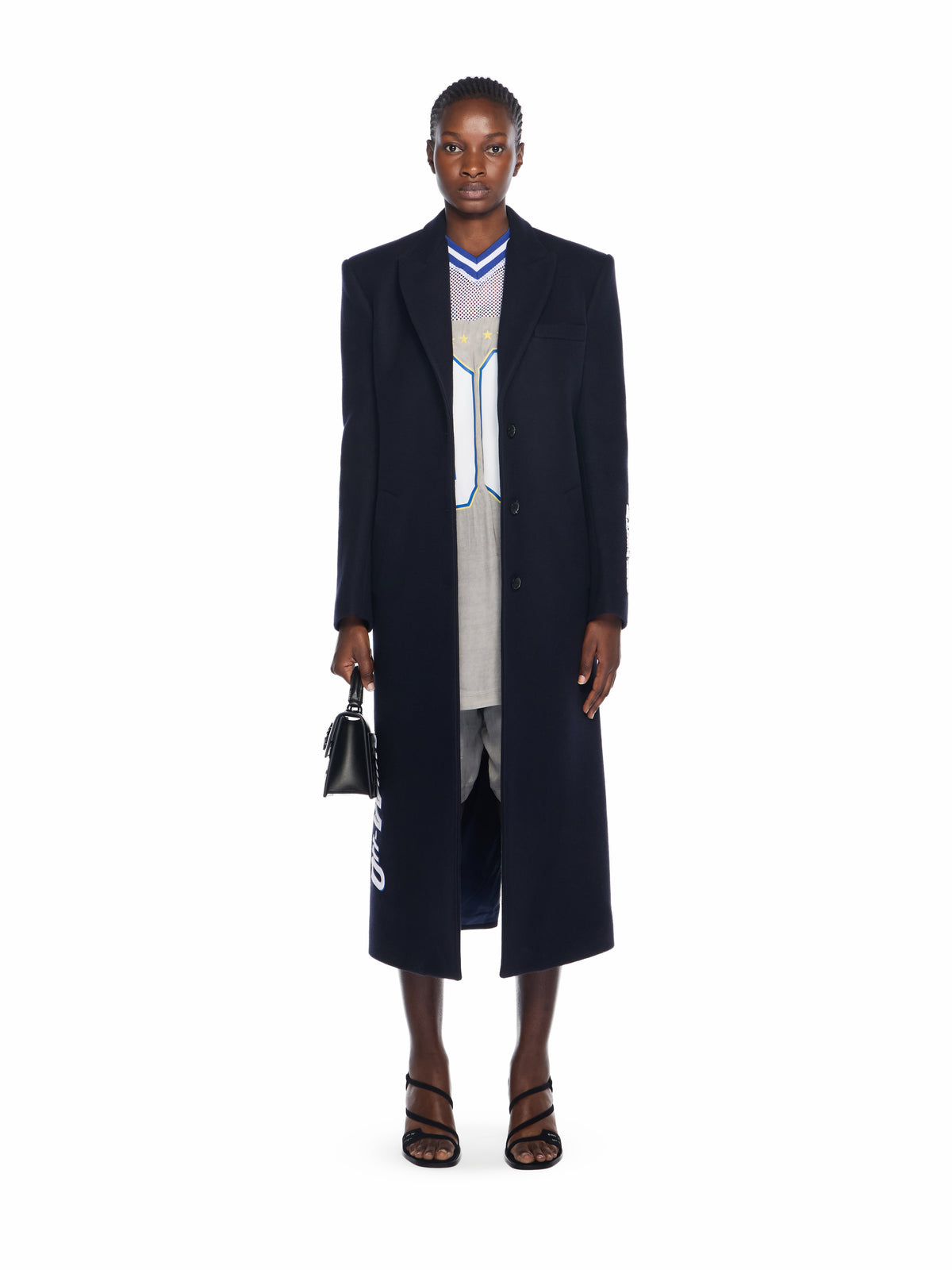 Long Tailored Wool Coat