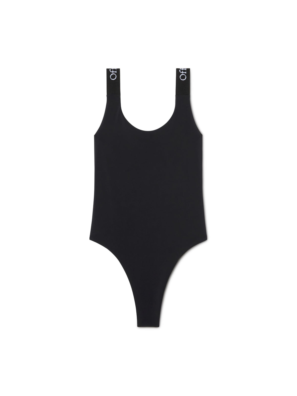 OFF WHITE Logoband Swimsuit BLACK OWFC019S25JER001