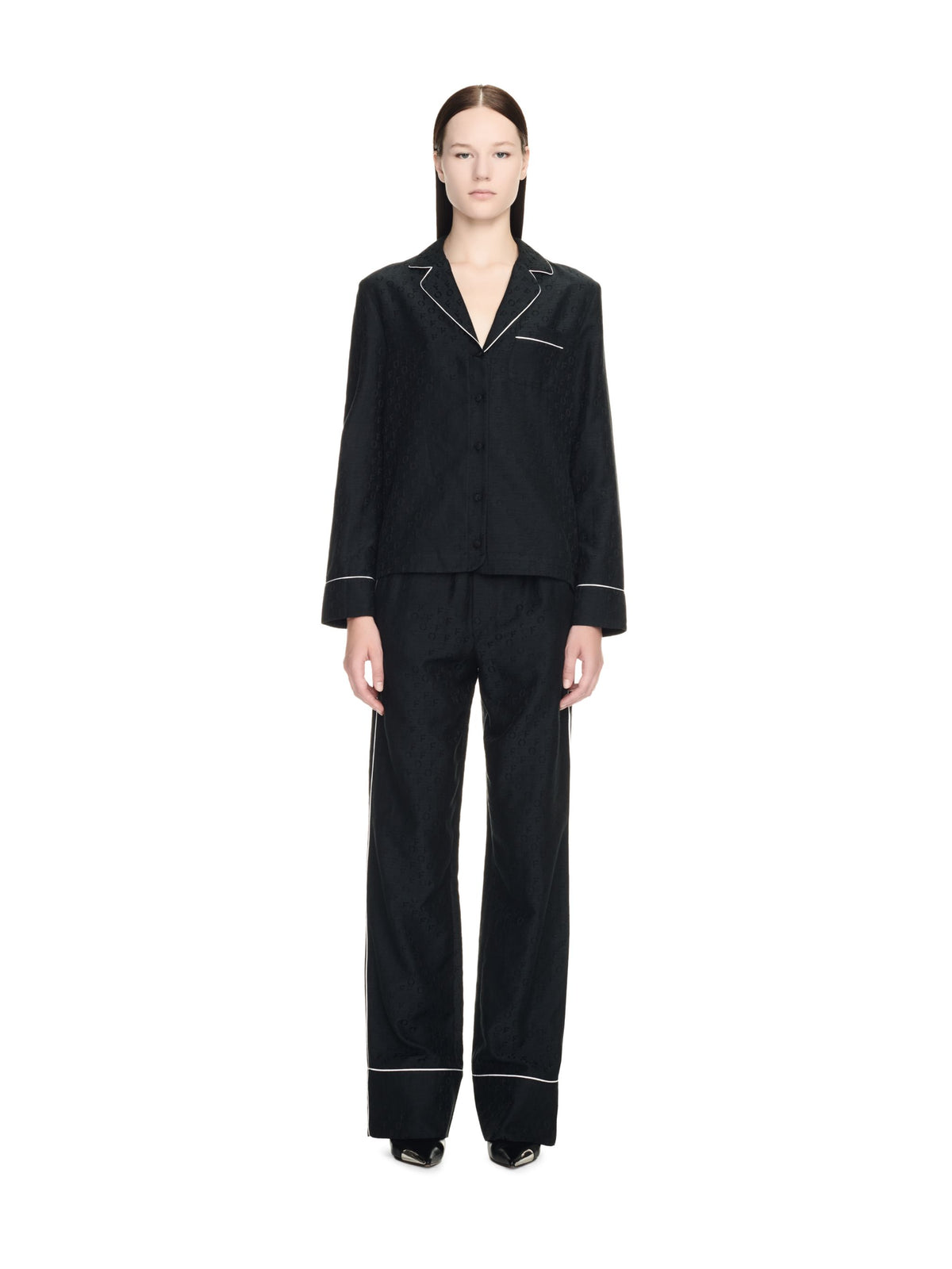 Off Jacq Pajama Ls Shirt