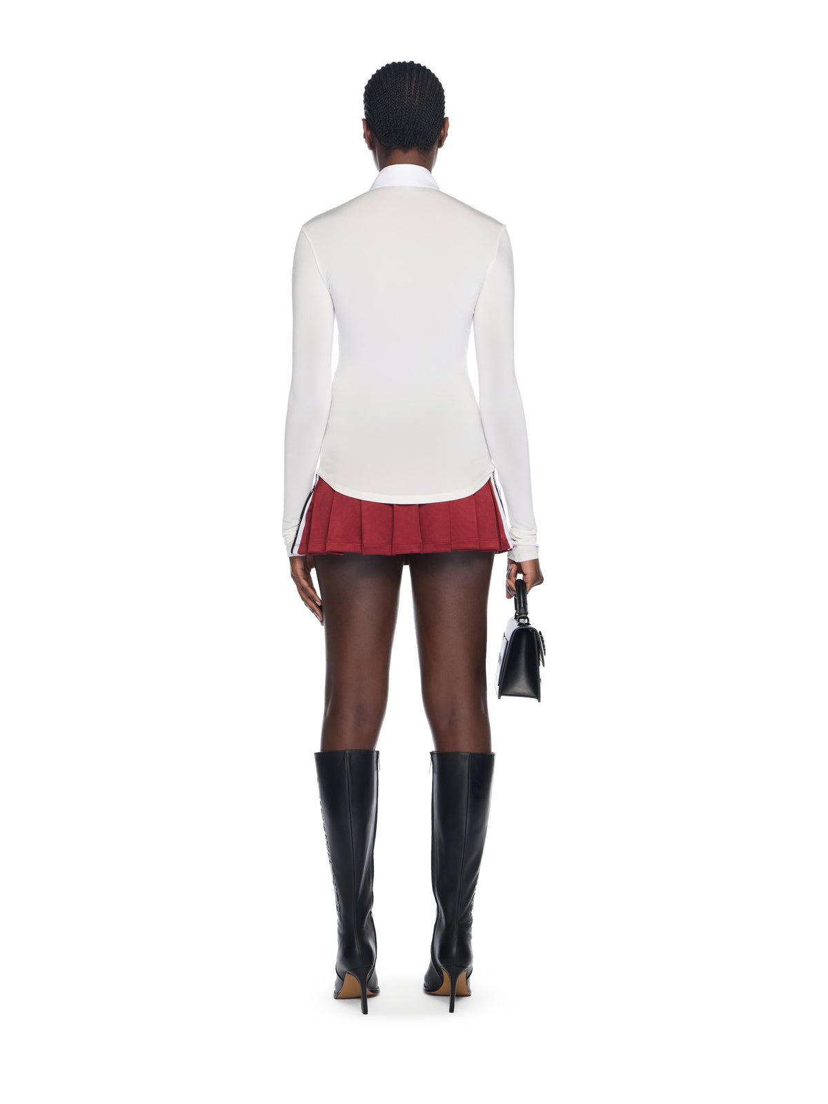 OFF WHITE Second Skin Long Sleeve Shirt WHITE - WHITE OWGE02MF25JER001