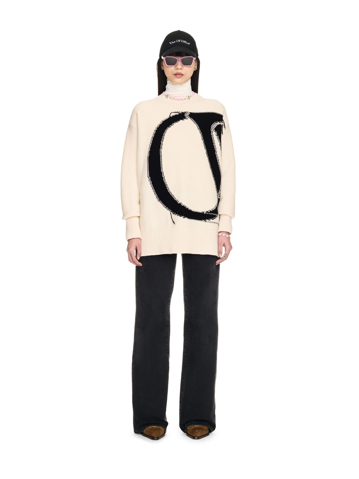 Ow Maxi Logo Crewneck