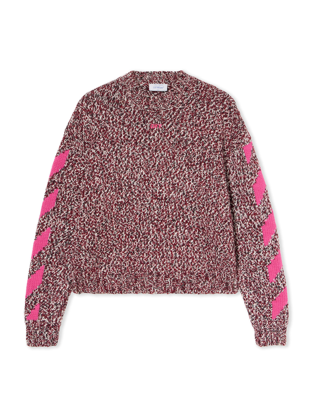 Mouline Arrow Knit Crewneck Sweater