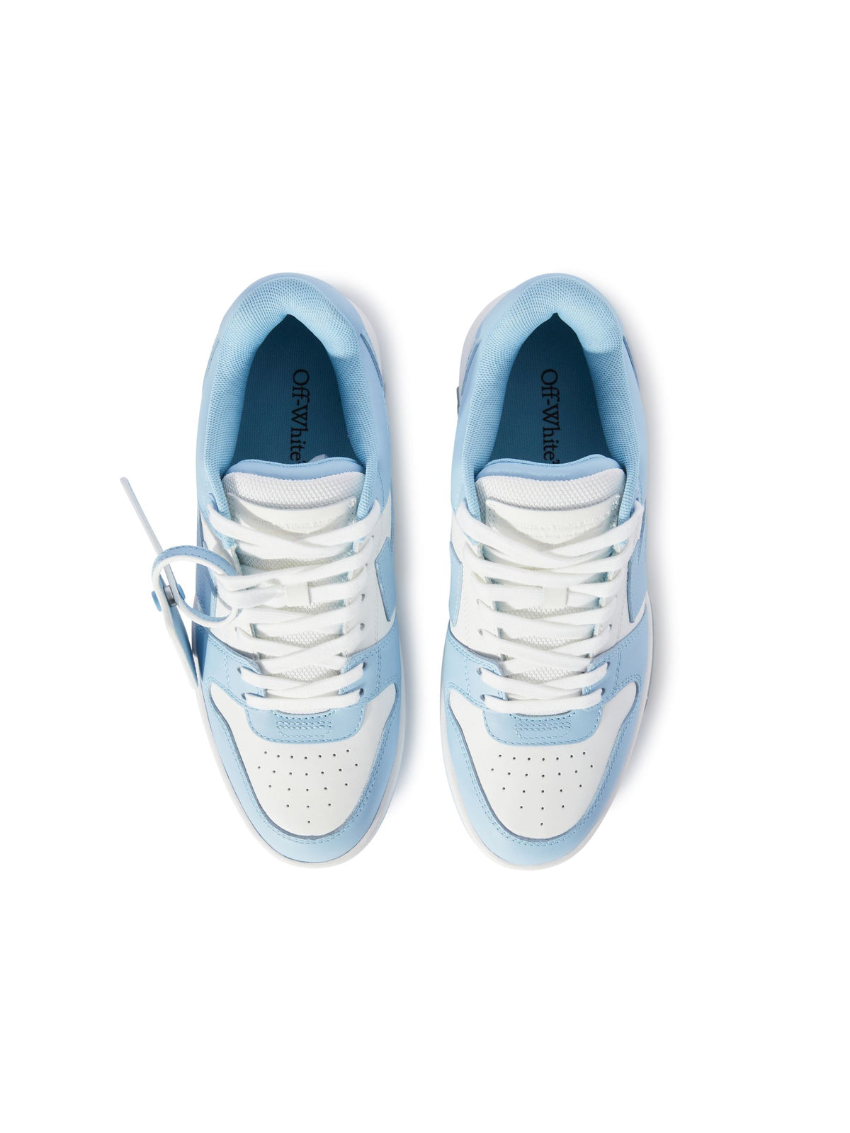 OFF WHITE Out Of Office Sneakers WHITE - LIGHT BLUE OWIA259C99LEA006