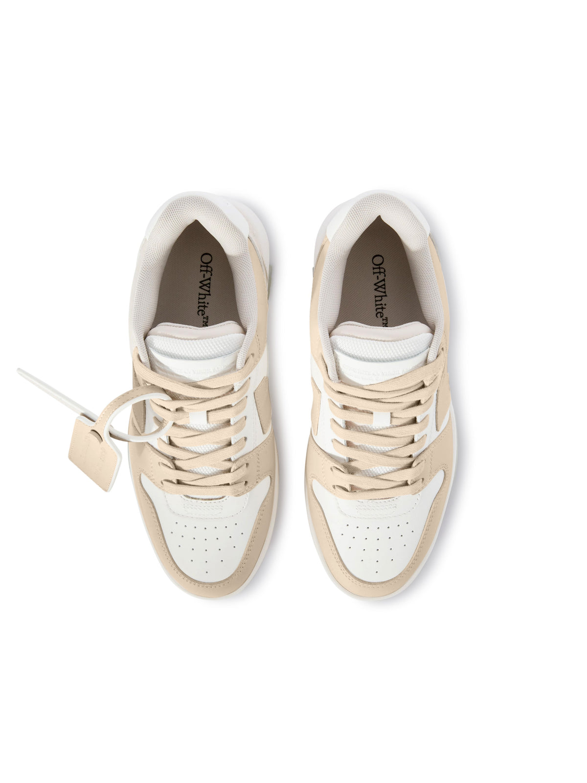 OFF WHITE Out Of Office Sneakers WHITE - BEIGE OWIA259C99LEA006