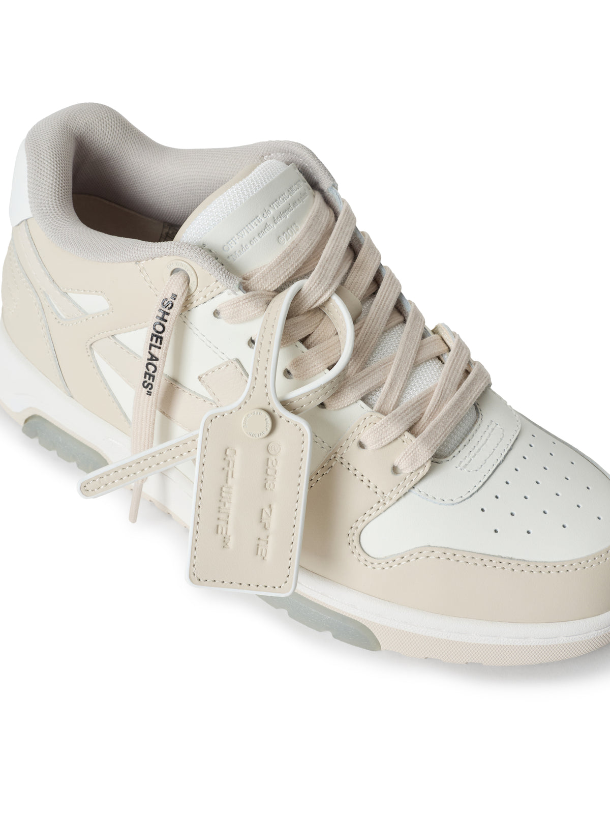 OFF WHITE Out Of Office Sneakers WHITE - BEIGE OWIA259C99LEA006