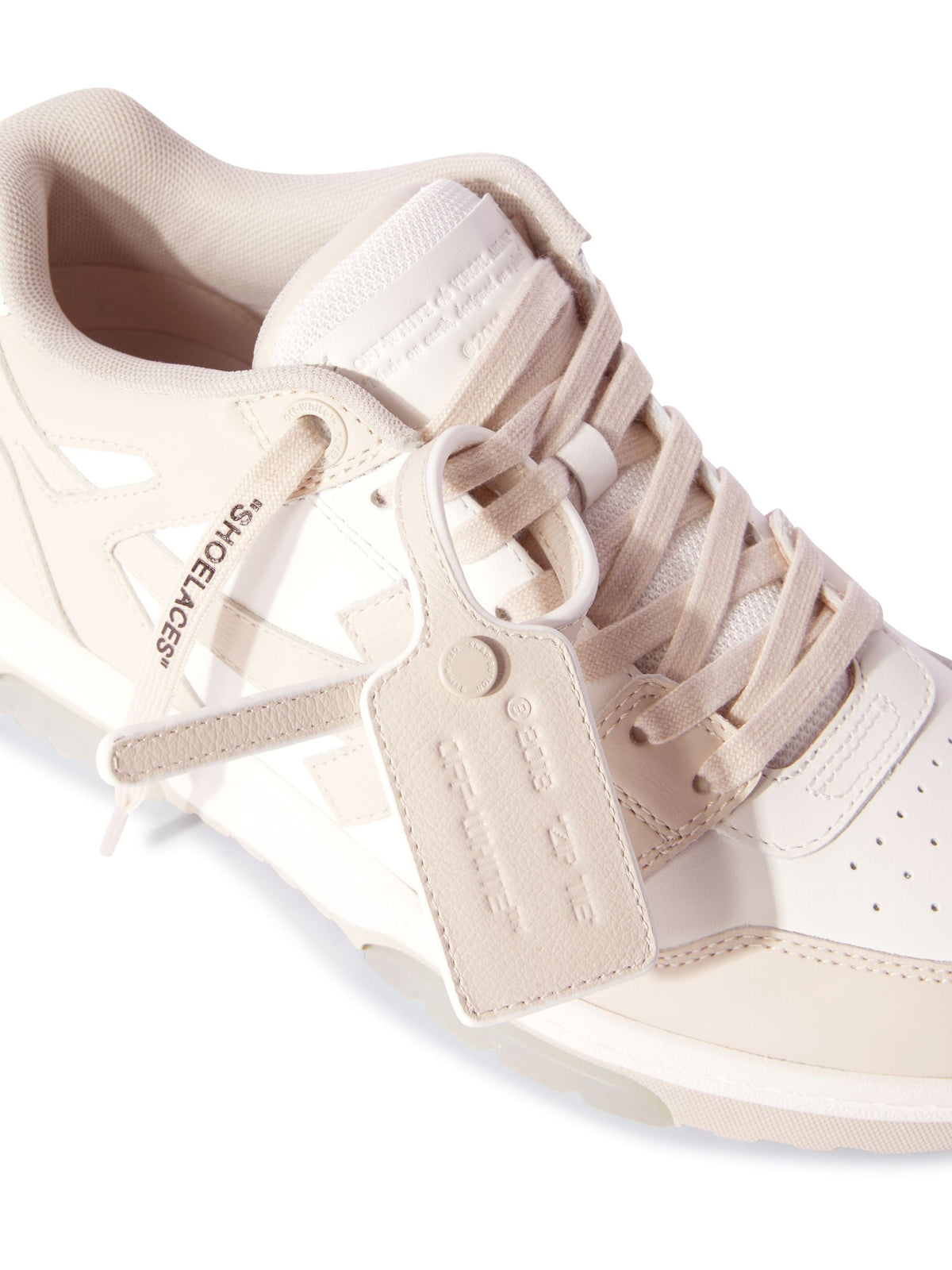 OFF WHITE Out Of Office Sneakers WHITE - BEIGE OWIA259C99LEA006