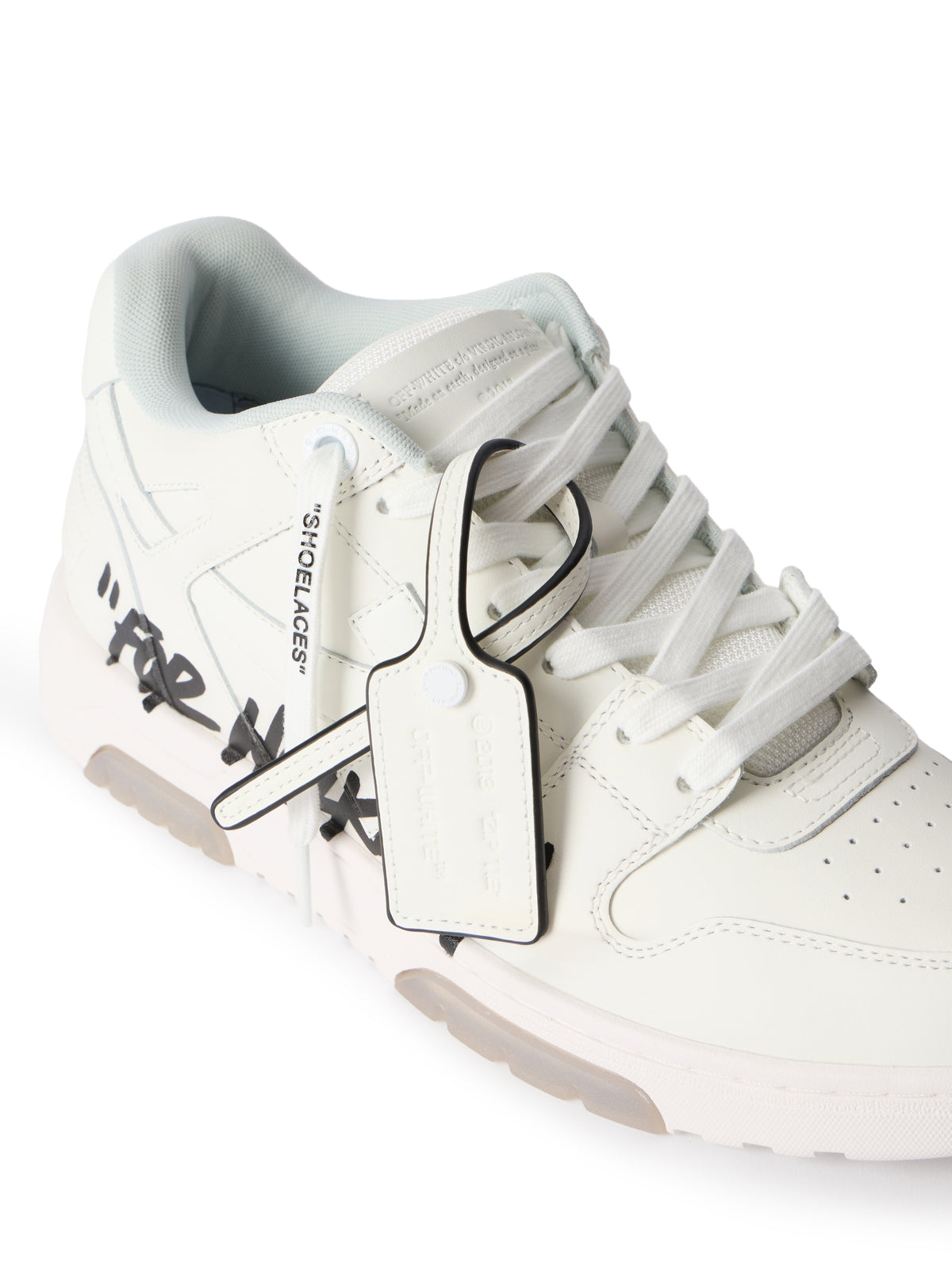 OFF WHITE Out Of Office "For Walking" Sneakers WHITE/BLACK OWIA259C99LEA019