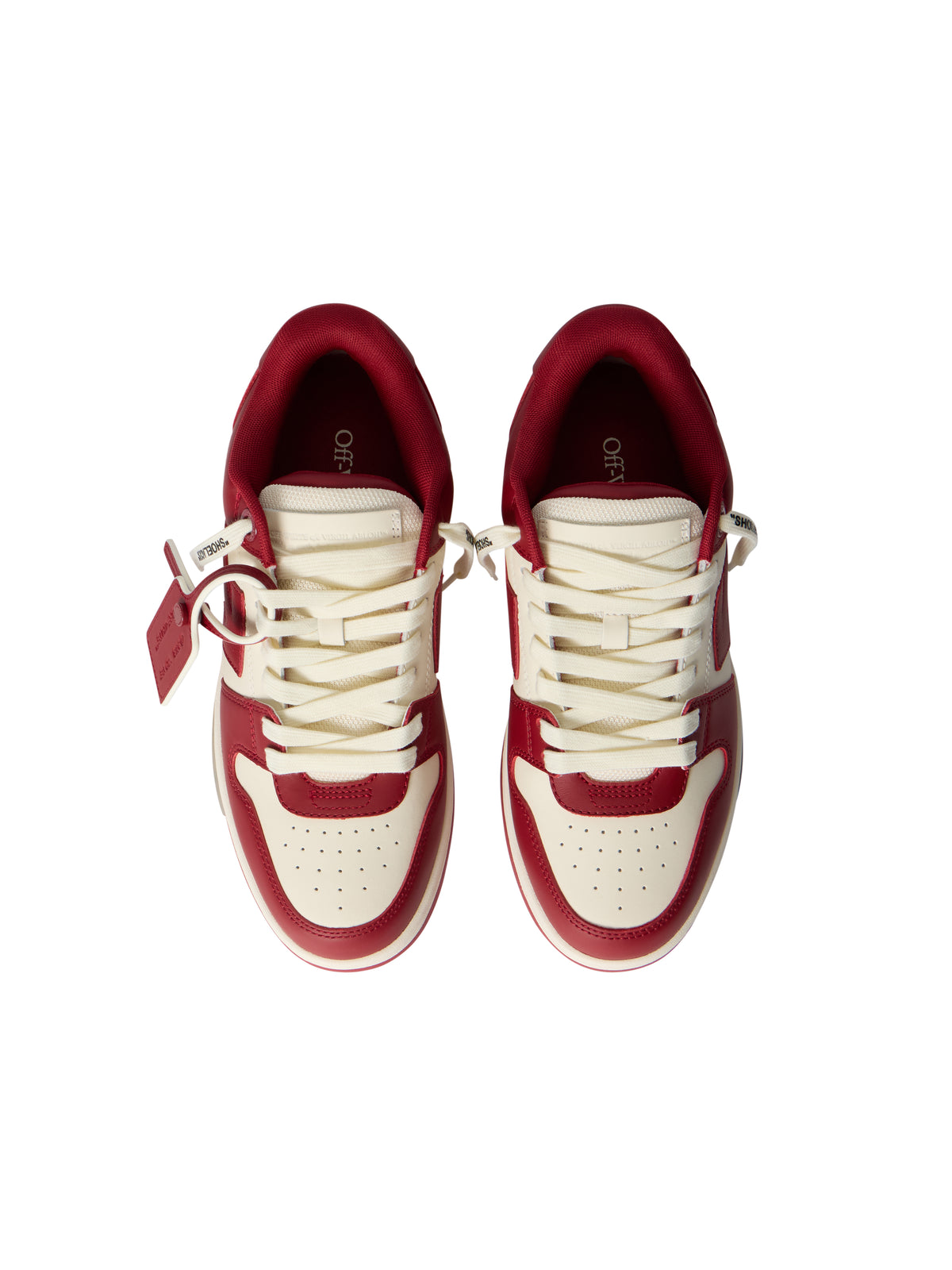 OFF WHITE Out Of Office Sneakers OFF WHITE - CORAL RED OWIA259F25LEA002