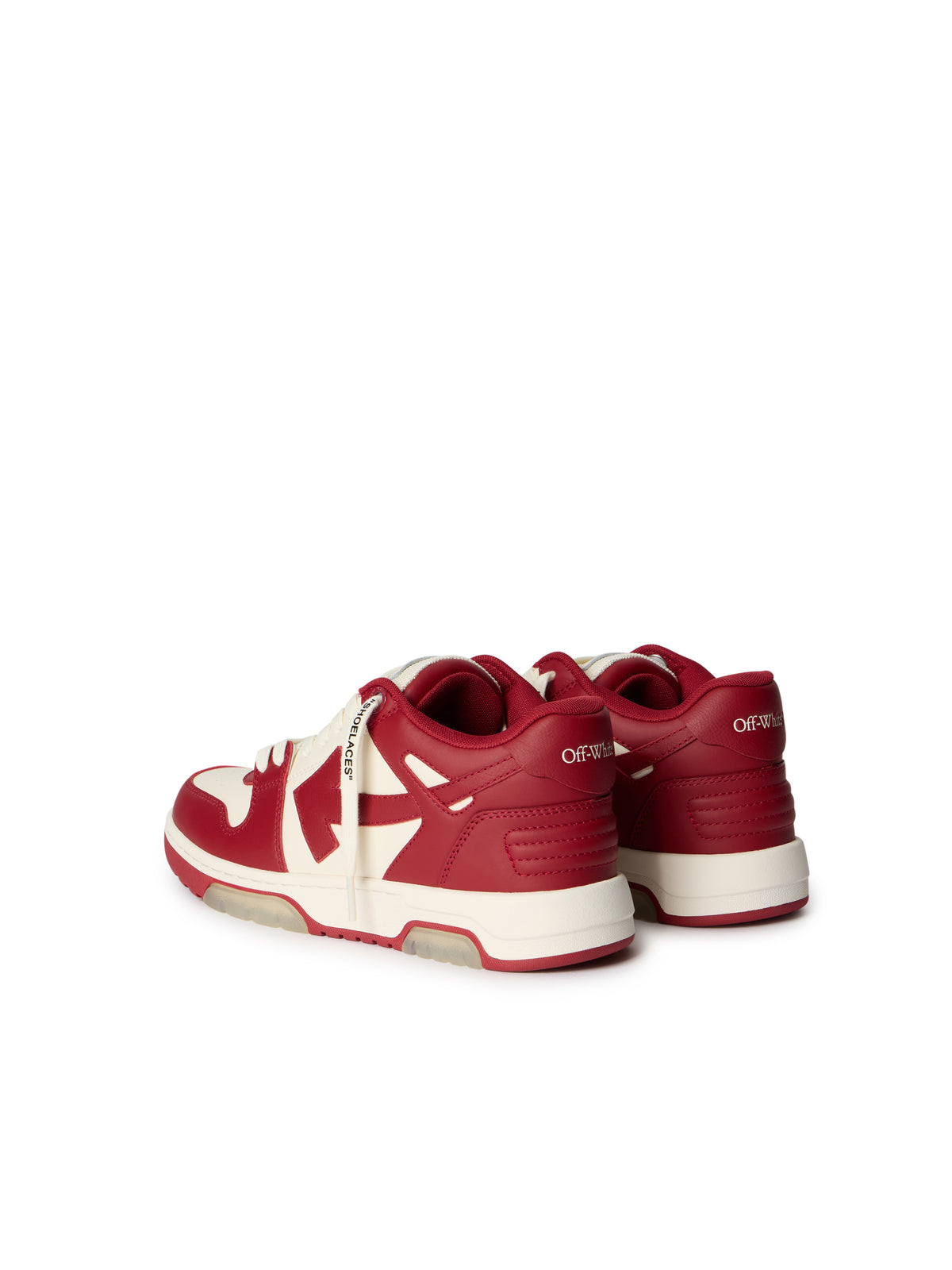 OFF WHITE Out Of Office Sneakers OFF WHITE - CORAL RED OWIA259F25LEA002