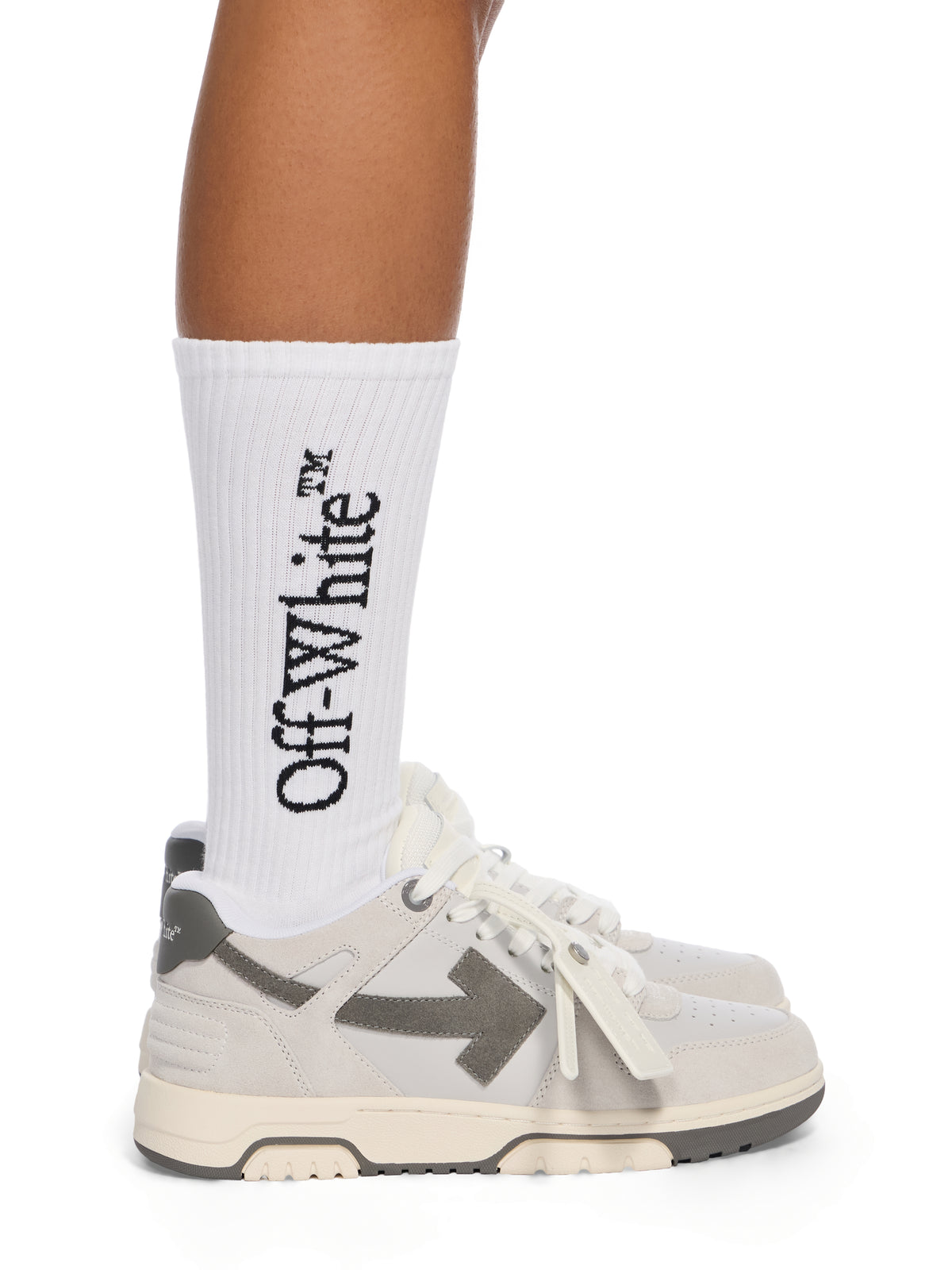 OFF WHITE Out Of Office Sneakers MEDIUM GREY - DARK GREY OWIA259F25LEA005