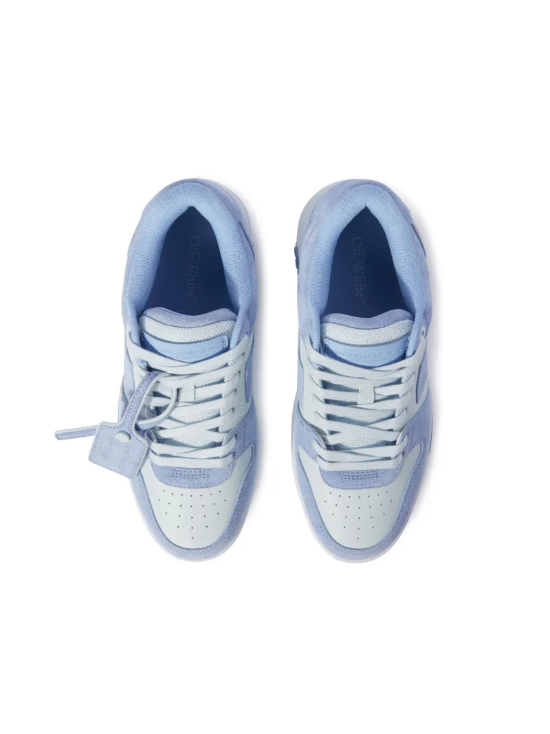 OFF WHITE OUT OF OFFICE SUEDE DUSTY BLUE - ICE OWIA259S25LEA006