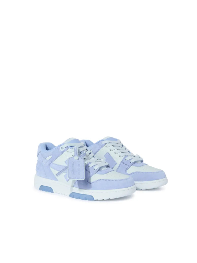 OFF WHITE OUT OF OFFICE SUEDE DUSTY BLUE - ICE OWIA259S25LEA006