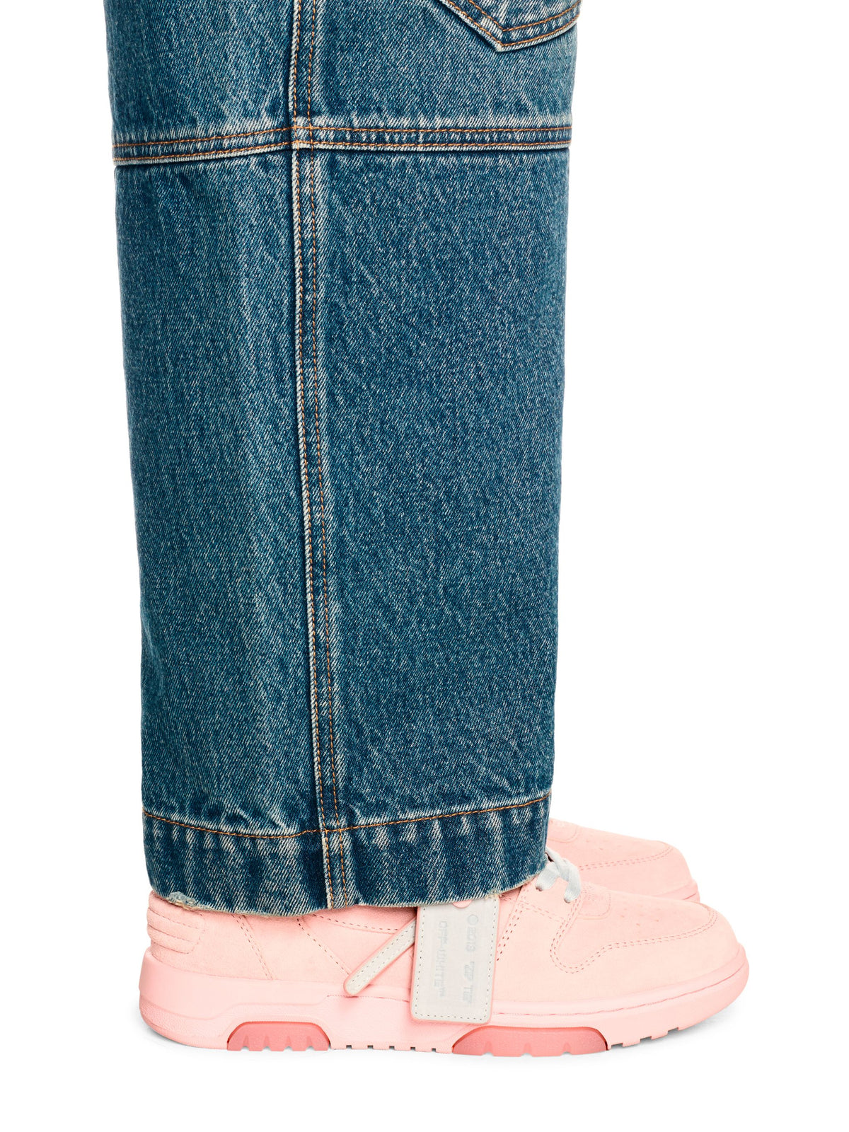 OFF WHITE OUT OF OFFICE FULL SUEDE PINK OWIA259S25LEA00A