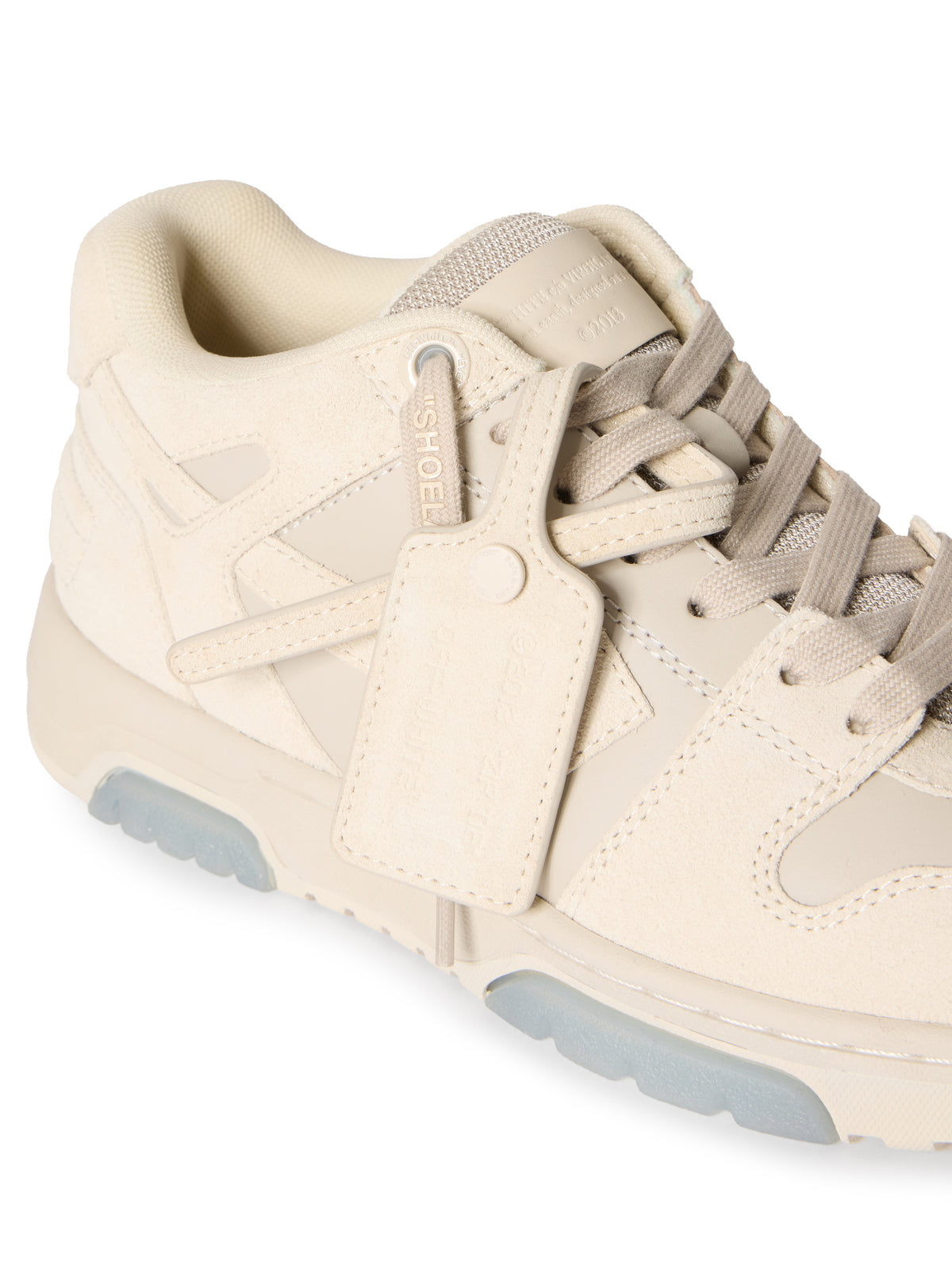 OFF WHITE Out Of Office Sneakers ECRU - IVORY GREY OWIA259S26LEA004