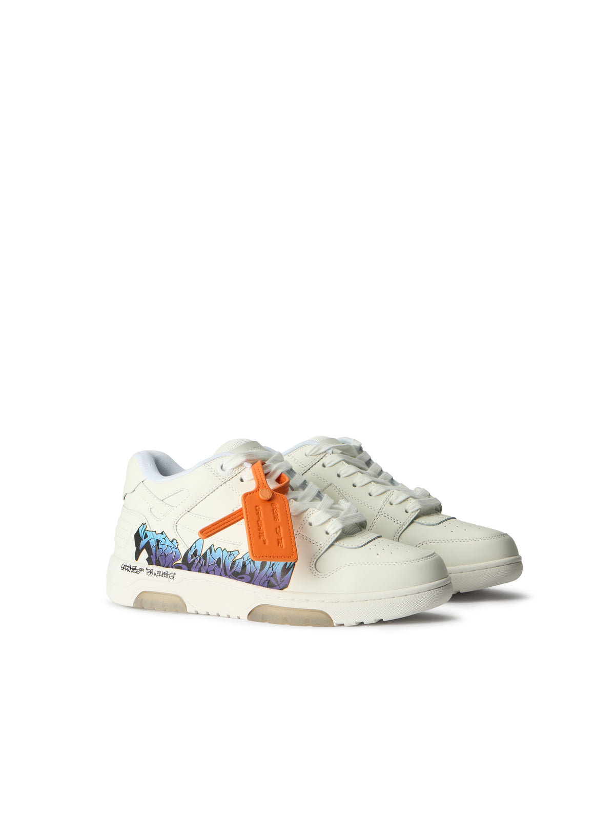 OFF WHITE Out Of Office "For Walking" Artwork Sneakers WHITE - MULTICOLOR OWIA259S26LEA00C