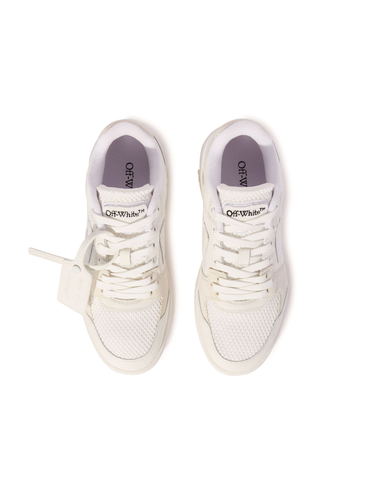 OFF WHITE Out Of Office Slim Sneakers WHITE - WHITE OWIA276C99LEA002