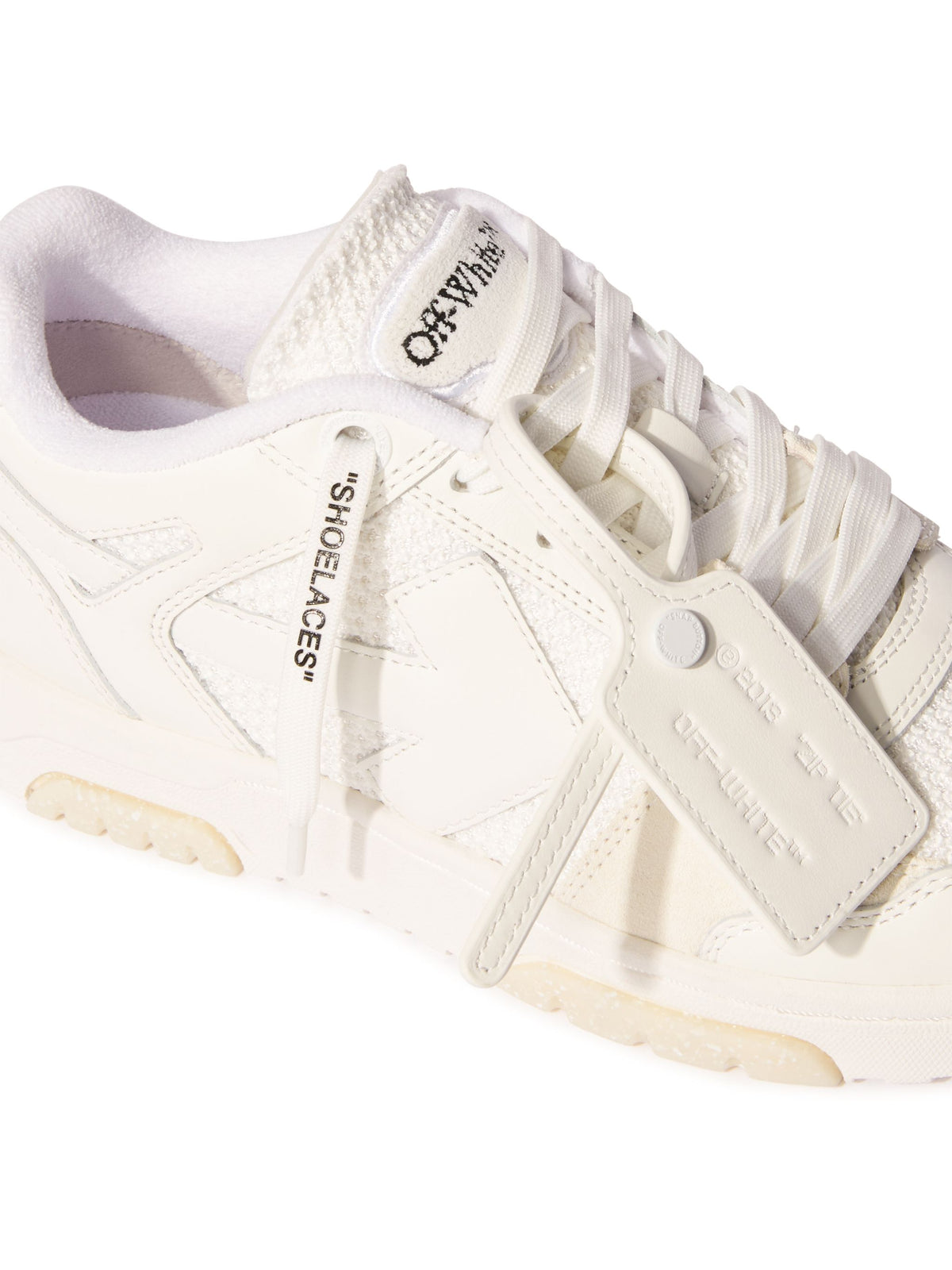 OFF WHITE Out Of Office Slim Sneakers WHITE - WHITE OWIA276C99LEA002