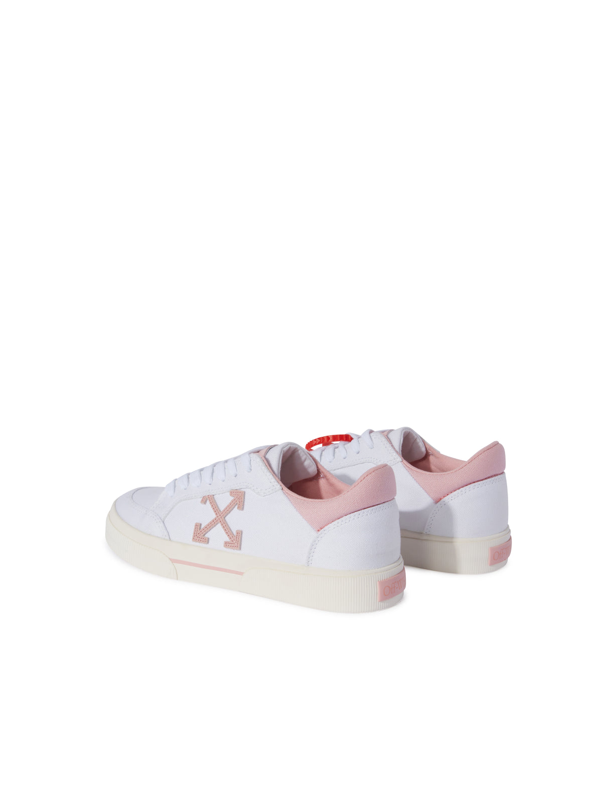 OFF WHITE New Low Vulcanized Canvas White - Soft P WHITE - SOFT PINK OWIA288S25FAB001