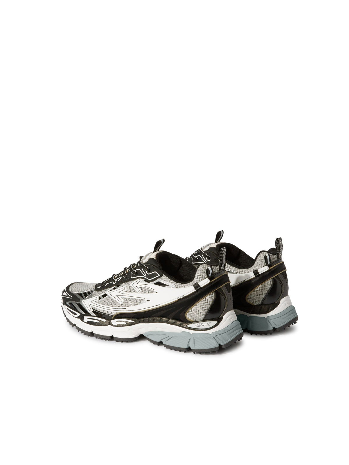 OFF WHITE Be Right Back Sneakers LIGHT GREY - BLACK OWIA289C99FAB001